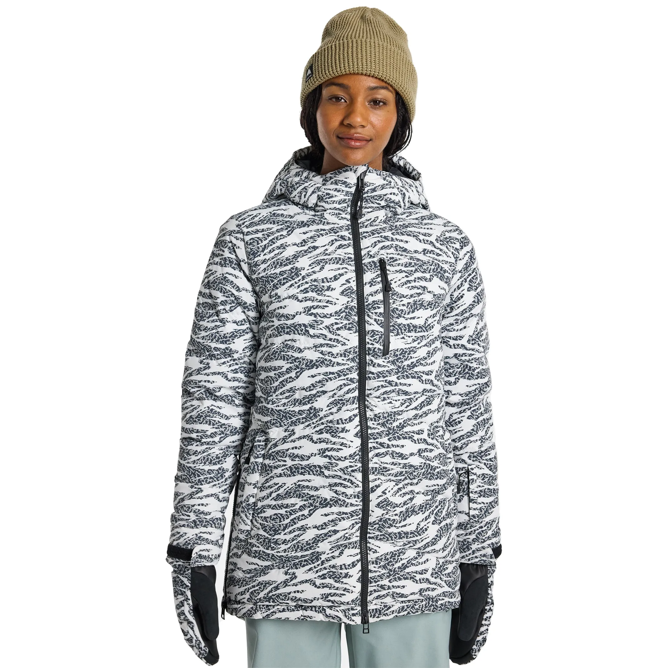 W LOYIL DOWN JACKET ZEBRA CAMO