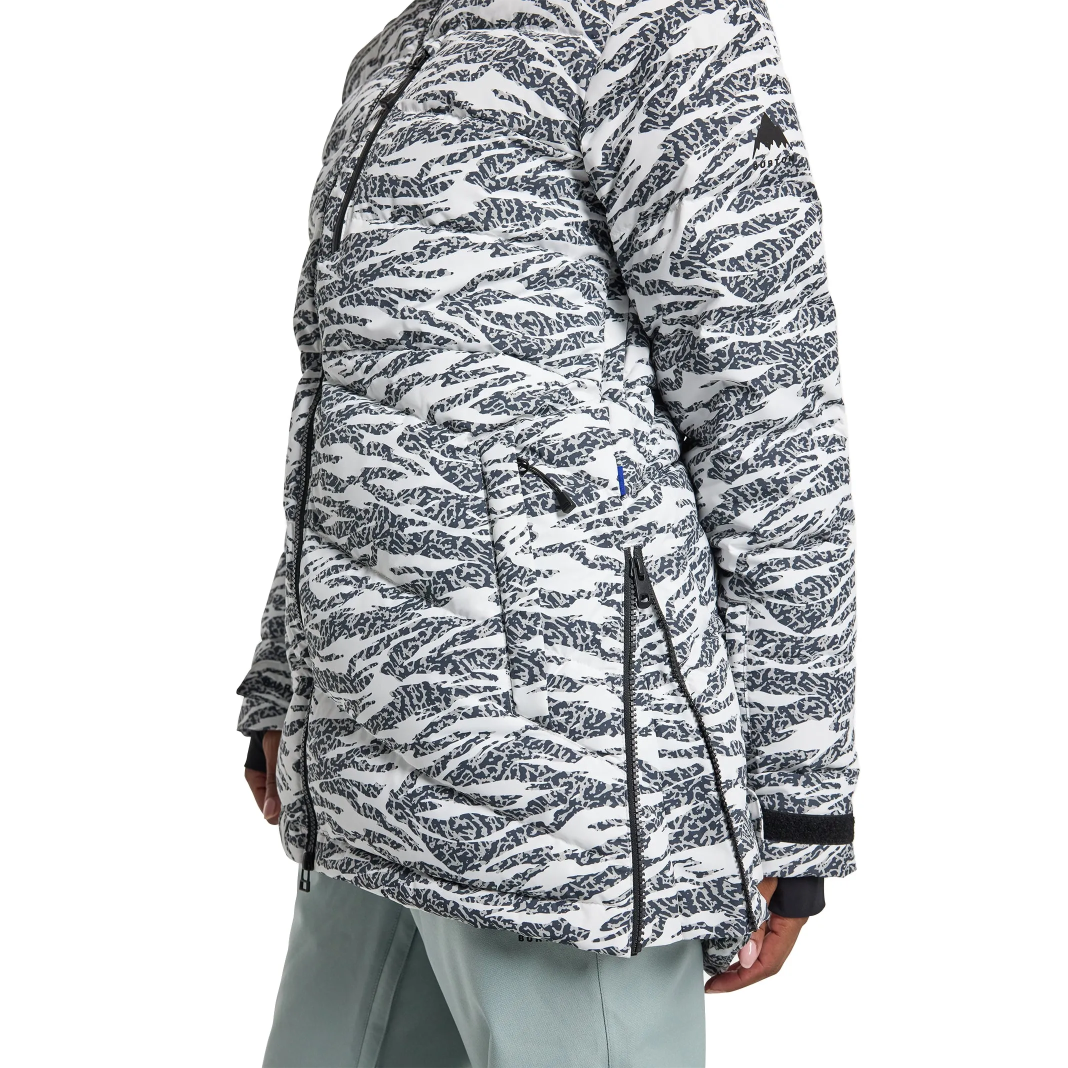 W LOYIL DOWN JACKET ZEBRA CAMO