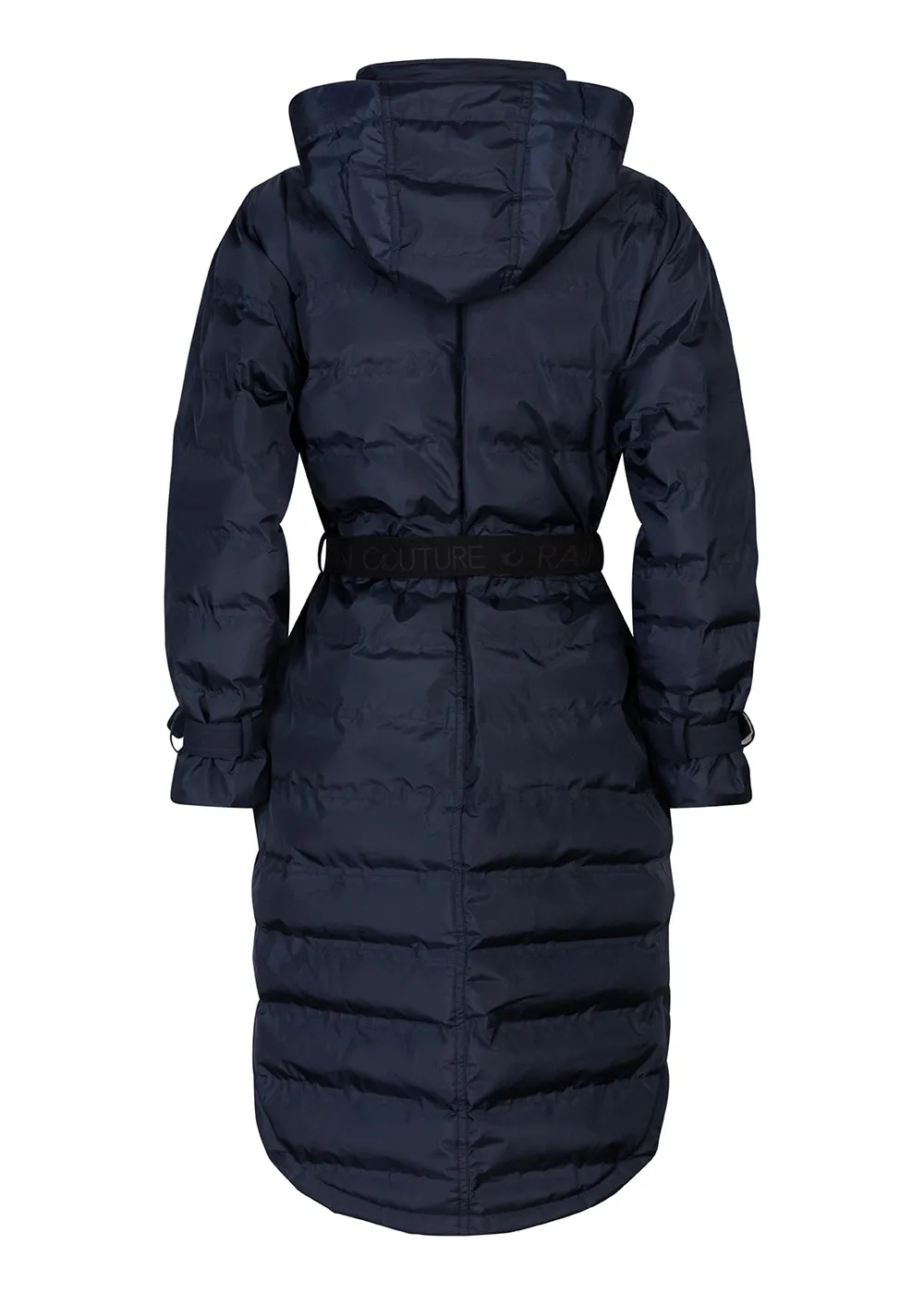 Waterproof Puffer Poncho Navy