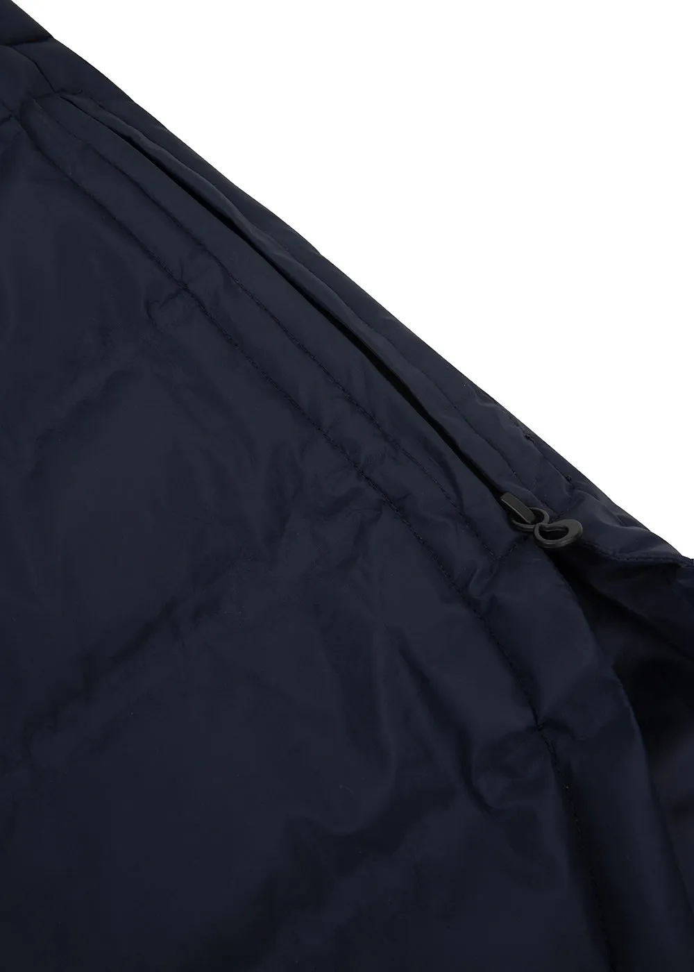 Waterproof Puffer Poncho Navy