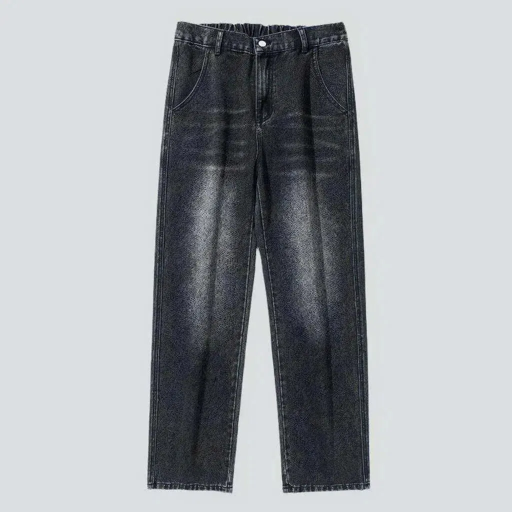 Whiskered street jeans
 for men