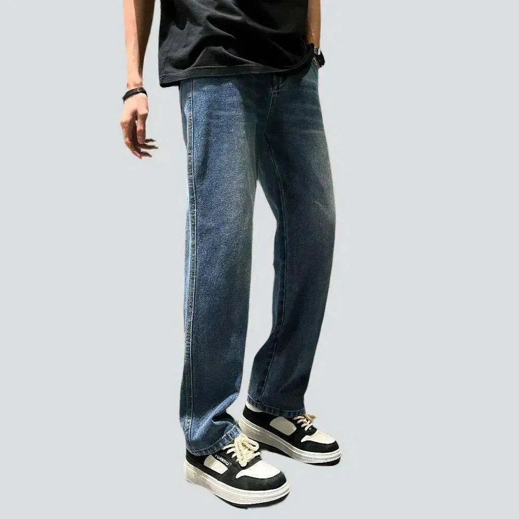 Whiskered street jeans
 for men