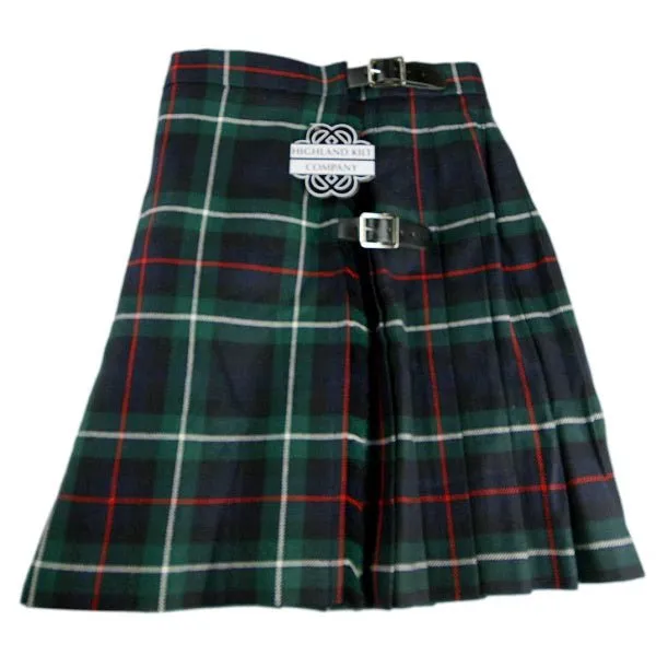 Wool Mini Kilted Skirt - MacKenzie Modern