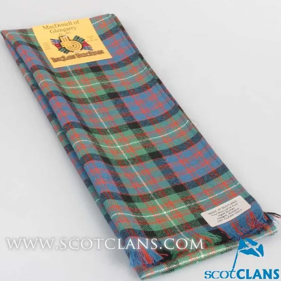 Wool Scarf in MacDonald of Glengarry Ancient Tartan