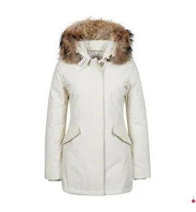 Woolrich Valentine Down Parka Women's Medium Frozen White