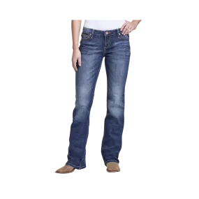 Wrangler Women's Retro Mae Mid-Rise Boot Cut Jeans