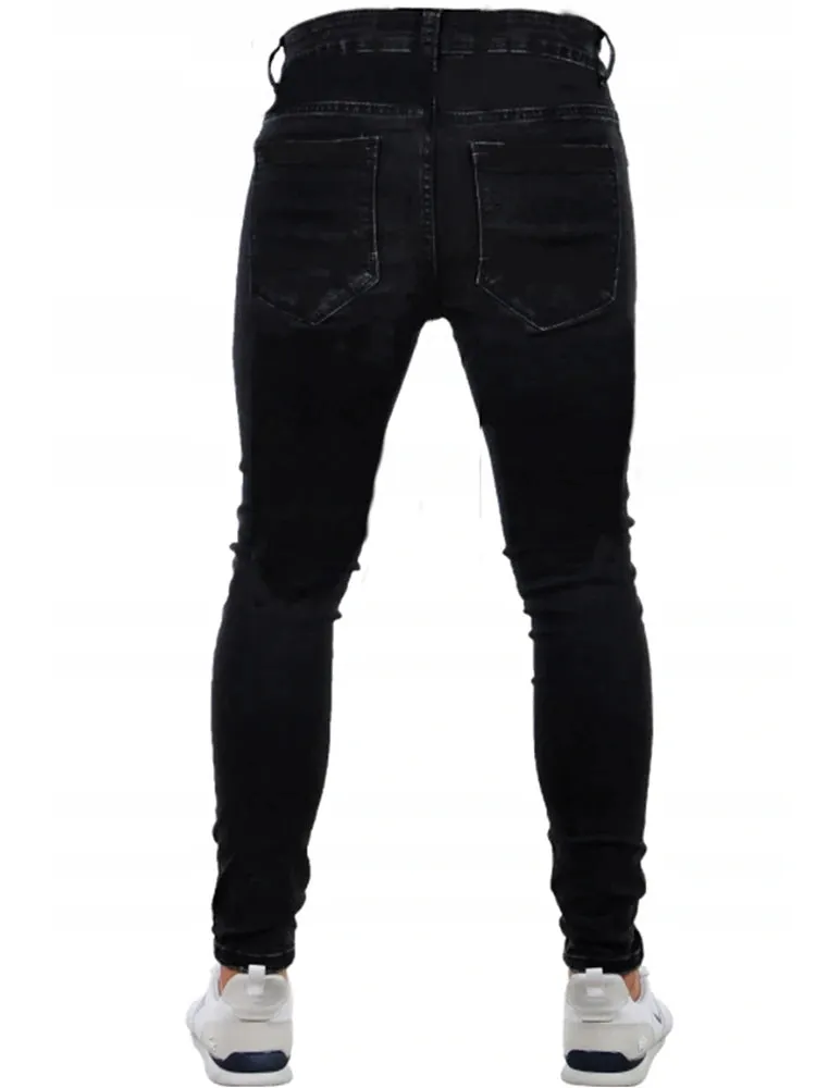 ZHAN Side Stripe Stretch Skinny Jeans